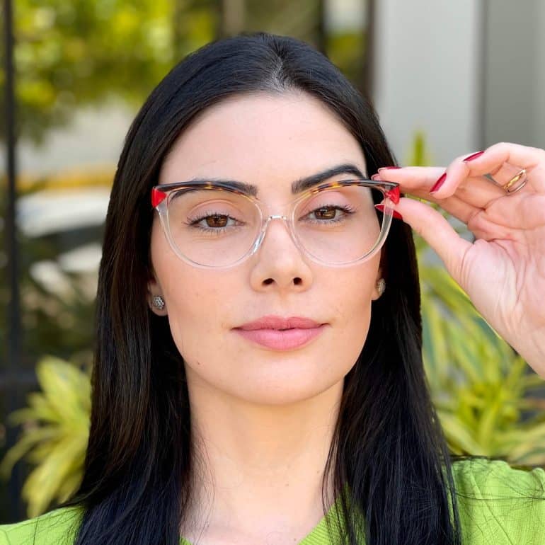 safine com br oculos de grau gatinho transparente e tartaruga luciana 3