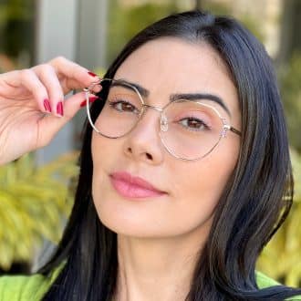 safine com br oculos de grau hexagonal prata e lilas rebeca 1