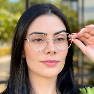 safine com br oculos de grau hexagonal prata e verde rebeca 3