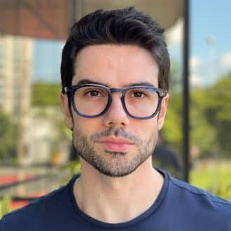 safine com br oculos de grau masculino quadrado azul leandro