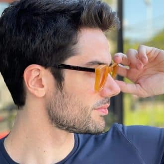 safine com br oculos de grau masculino quadrado caramelo leandro 3