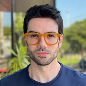 safine com br oculos de grau masculino quadrado caramelo leandro