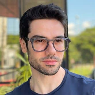 safine com br oculos de grau masculino quadrado cinza leandro 1