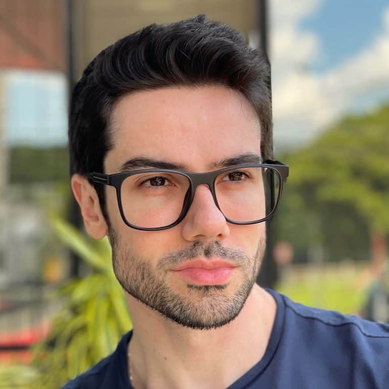 safine com br oculos de grau masculino quadrado preto luan 1