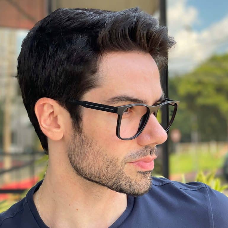 safine com br oculos de grau masculino quadrado preto luan 2