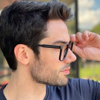safine com br oculos de grau masculino quadrado preto luan 3