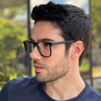 safine com br oculos de grau masculino quadrado preto luan 4