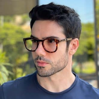 safine com br oculos de grau masculino quadrado tartaruga leandro 3