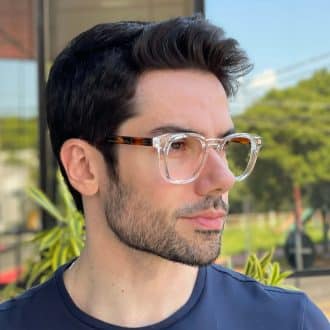 safine com br oculos de grau masculino quadrado transparente leandro 1