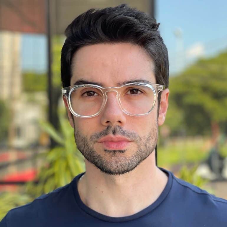 safine com br oculos de grau masculino quadrado transparente leandro 4