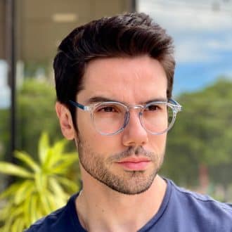 safine com br oculos de grau masculino redondo azul valentin 1
