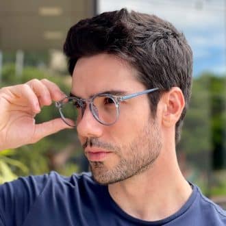 safine com br oculos de grau masculino redondo azul valentin 3