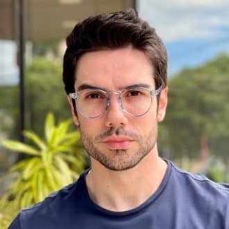 safine com br oculos de grau masculino redondo azul valentin