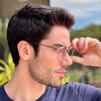 safine com br oculos de grau masculino redondo cinza valentin 6