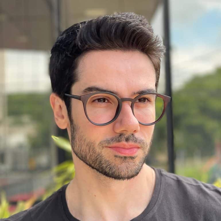 safine com br oculos de grau masculino redondo marrom diogo 1