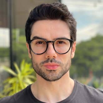safine com br oculos de grau masculino redondo preto diogo