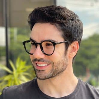 safine com br oculos de grau masculino redondo preto diogo 4