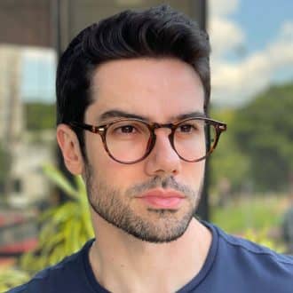 safine com br oculos de grau masculino redondo tartaruga lennon 2