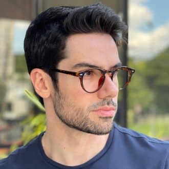 safine com br oculos de grau masculino redondo tartaruga lennon