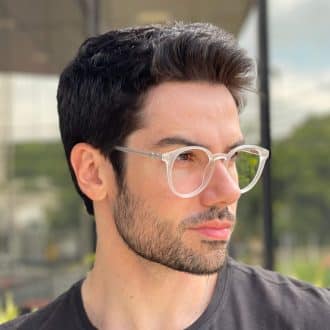 safine com br oculos de grau masculino redondo transparente diogo 2