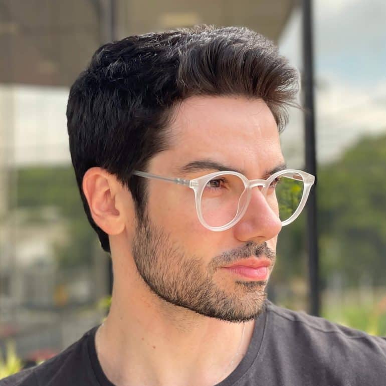 safine com br oculos de grau masculino redondo transparente diogo 2