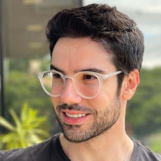 safine com br oculos de grau masculino redondo transparente diogo 4