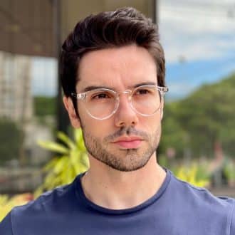 safine com br oculos de grau masculino redondo transparente valentin 1