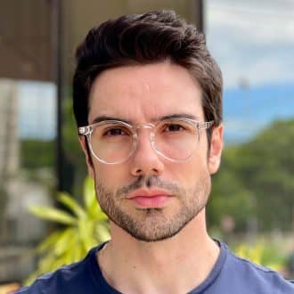 safine com br oculos de grau masculino redondo transparente valentin