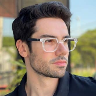 safine com br oculos de grau masculino retangular fosco mauro 2