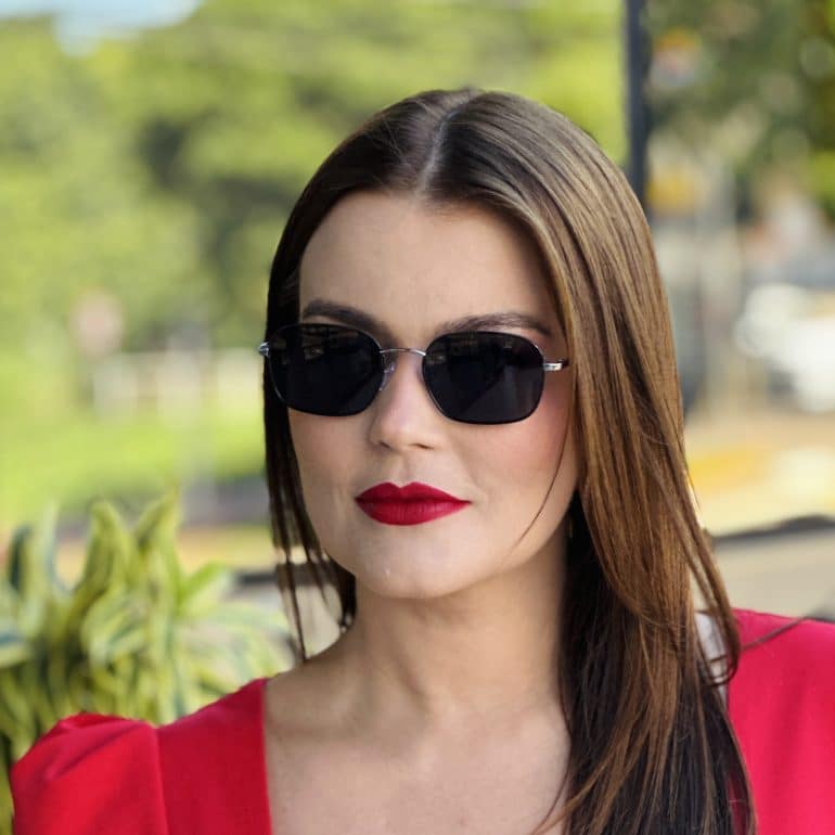 safine com br oculos de sol feminino oval preto julie 3