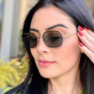 safine com br oculos de sol feminino oval verde julie 2