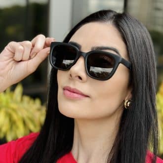 safine com br oculos de sol feminino quadrado preto fosco catarina 3