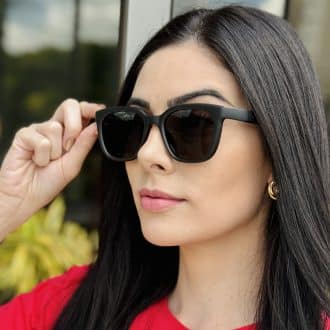 safine com br oculos de sol feminino quadrado preto fosco catarina 4