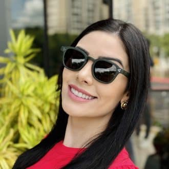 safine com br oculos de sol feminino quadrado verde vivi