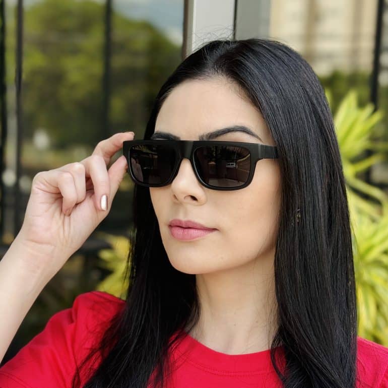 safine com br oculos de sol feminino retangular preto sarah 4