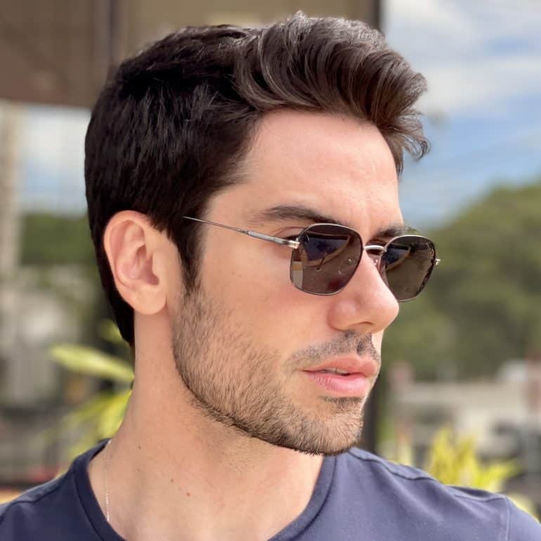 safine com br oculos de sol masculino oval preto matteo 2