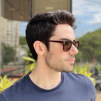 safine com br oculos de sol masculino quadrado marrom fabricio 2