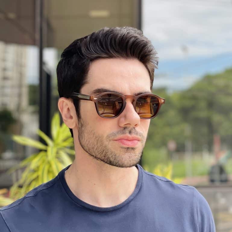 safine com br oculos de sol masculino quadrado marrom marlon 1