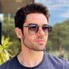 safine com br oculos de sol masculino redondo preto mathias