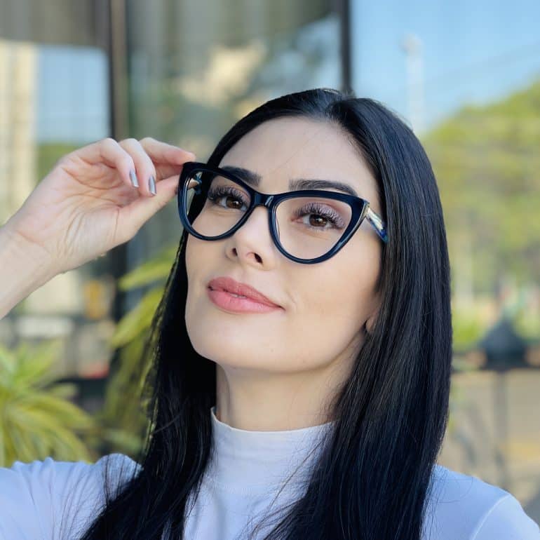 safine com br oculos de grau feminino gatinho azul dulce 2