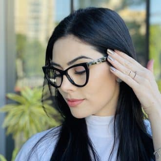 safine com br oculos de grau feminino gatinho preto dulce 3