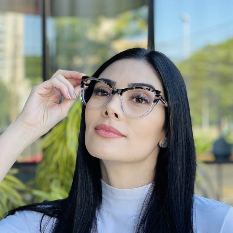 safine com br oculos de grau feminino gatinho tartaruga e transparente olga 2