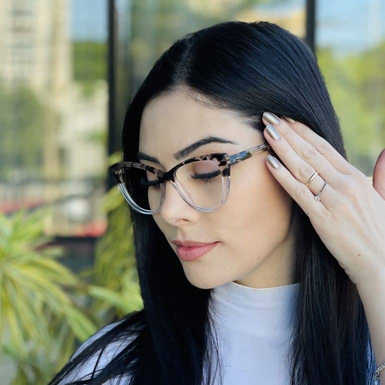 safine com br oculos de grau feminino gatinho tartaruga e transparente olga 3
