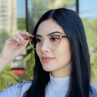 safine com br oculos de grau feminino gatinho transparente olga 1