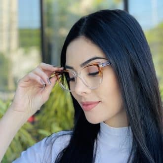 safine com br oculos de grau feminino gatinho transparente olga 2
