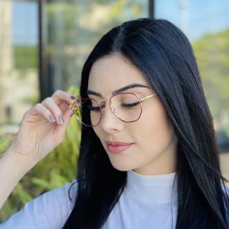 safine com br oculos de grau feminino hexagonal marsala lari 2