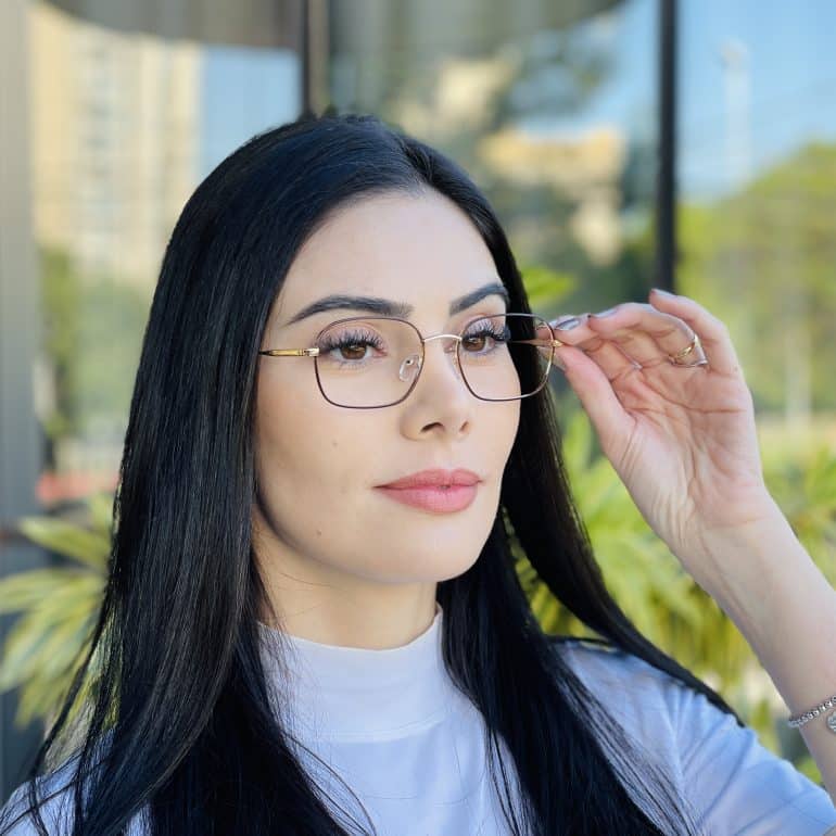 safine com br oculos de grau feminino oval marrom luna 1