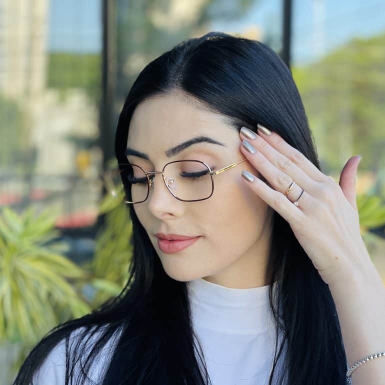 safine com br oculos de grau feminino oval marrom luna 2