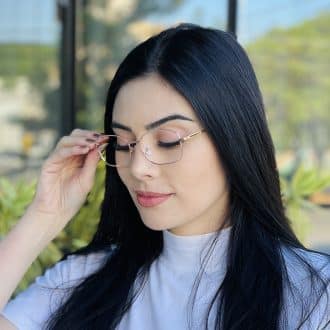 safine com br oculos de grau feminino oval nude luna 4
