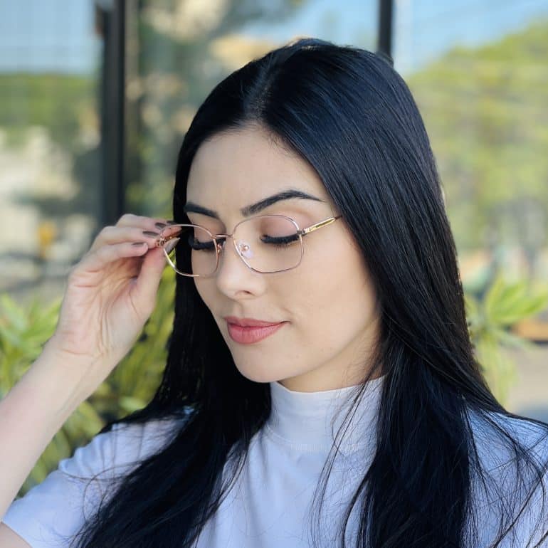 safine com br oculos de grau feminino oval nude luna 4